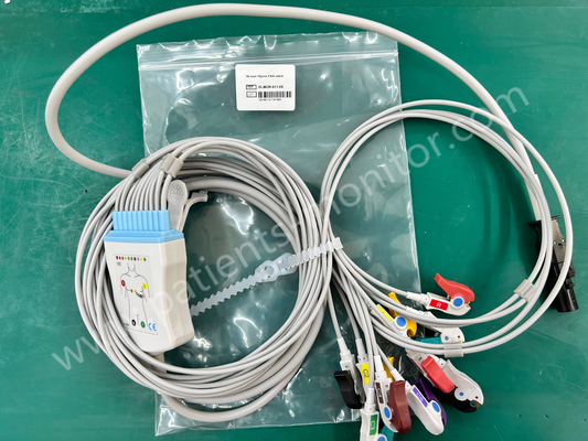 Mortara Q-Stress 60-00186-01 IEC 10-lead 12pins EKG ECG Cable DLMOR-011-05 Compatible New